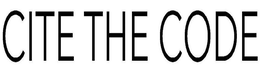 CITE THE CODE trademark