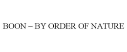 BOON - BY ORDER OF NATURE trademark