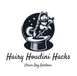 HAIRY HOUDINI HACKS CLEVER DOG SOLUTIONS trademark