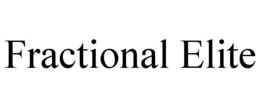 FRACTIONAL ELITE trademark
