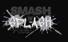 SMASH 'N' SPLASH RI'S FIRST SMASH & SPLASH ROOM trademark