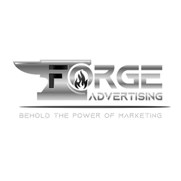 FORGE ADVERTISING BEHOLD THE POWER OF MARKETING trademark