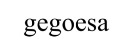 GEGOESA trademark