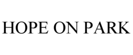 HOPE ON PARK trademark