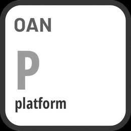 OAN P PLATFORM trademark