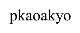 PKAOAKYO trademark