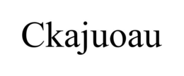 CKAJUOAU trademark
