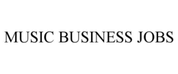 MUSIC BUSINESS JOBS trademark