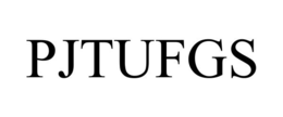 PJTUFGS trademark