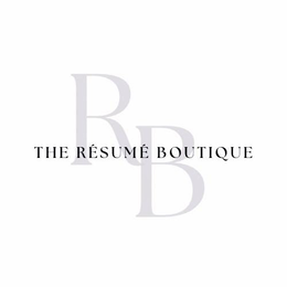 RB THE RÉSUMÉ BOUTIQUE trademark