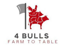 4 BULLS FARM TO TABLE trademark