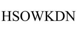 HSOWKDN trademark
