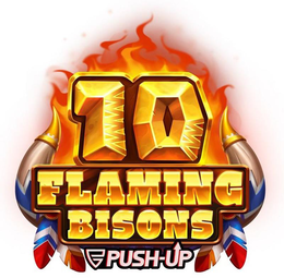 10 FLAMING BISONS PUSH-UP trademark