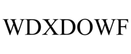 WDXDOWF trademark