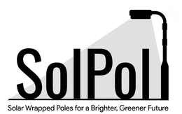 SOLPOL SOLAR WRAPPED POLES FOR A BRIGHTER, GREENER FUTURE trademark
