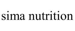 SIMA NUTRITION trademark