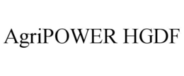 AGRIPOWER HGDF trademark
