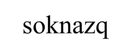 SOKNAZQ trademark
