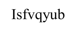 ISFVQYUB trademark
