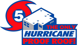 THE ONLY HURRICANE PROOF ROOF! 5 trademark