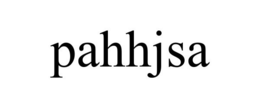 PAHHJSA trademark