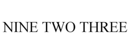NINE TWO THREE trademark