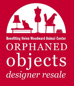 ORPHANED OBJECTS BENEFITING HELEN WOODWARD ANIMAL CENTER DESIGNER RESALE trademark