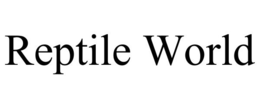 REPTILE WORLD trademark