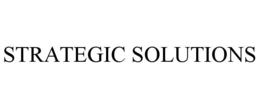 STRATEGIC SOLUTIONS trademark
