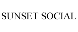 SUNSET SOCIAL trademark
