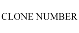 CLONE NUMBER trademark