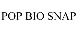 POP BIO SNAP trademark