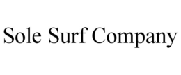 SOLE SURF COMPANY trademark