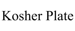KOSHER PLATE trademark