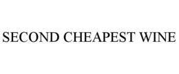 SECOND CHEAPEST WINE trademark