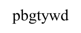 PBGTYWD trademark