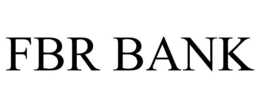 FBR BANK trademark