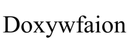 DOXYWFAION trademark