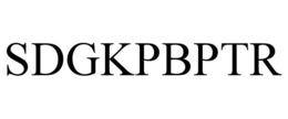 SDGKPBPTR trademark