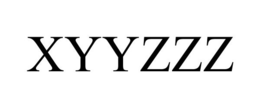 XYYZZZ trademark
