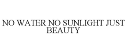 NO WATER NO SUNLIGHT JUST BEAUTY trademark