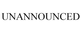 UNANNOUNCED trademark