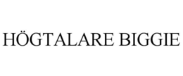 HÖGTALARE BIGGIE trademark