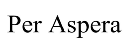 PER ASPERA trademark