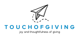 TOUCHOFGIVING JOY AND THOUGHTFULNESS OF GIVING trademark