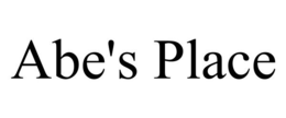 ABE'S PLACE trademark