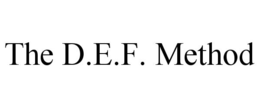 THE D.E.F. METHOD trademark