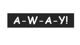 A-W-A-Y! trademark