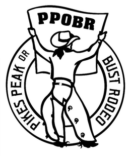 PPOBR PIKES PEAK OR BUST RODEO trademark