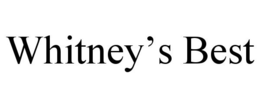 WHITNEY'S BEST trademark